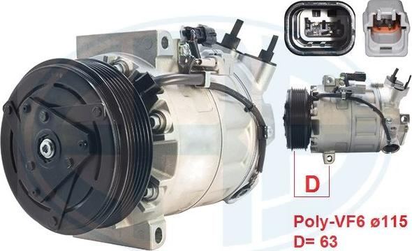 ERA 670109 - Compressore, Climatizzatore www.autoricambi360.it