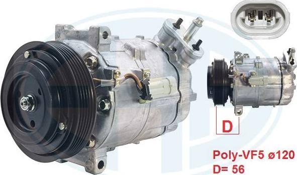 ERA 670105 - Compressore, Climatizzatore www.autoricambi360.it