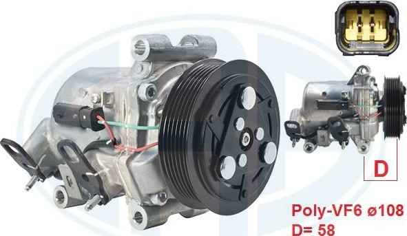 ERA 670108 - Compressore, Climatizzatore www.autoricambi360.it
