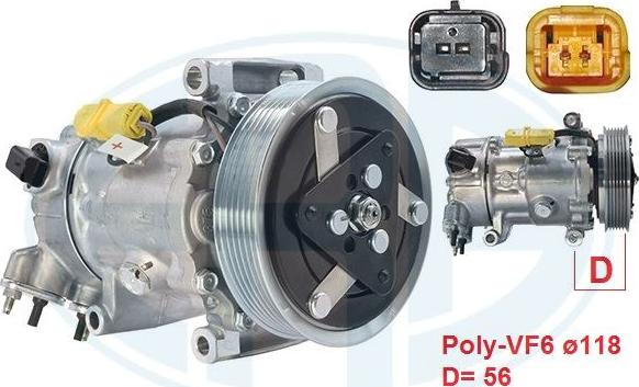 ERA 670116 - Compressore, Climatizzatore www.autoricambi360.it