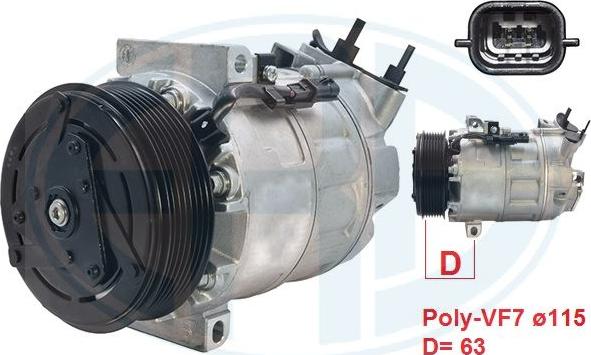 ERA 670111 - Compressore, Climatizzatore www.autoricambi360.it