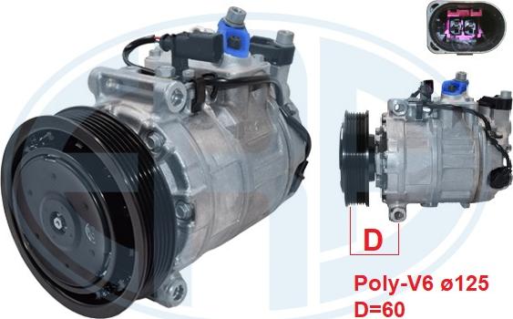 ERA 670184 - Compressore, Climatizzatore www.autoricambi360.it