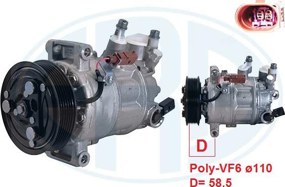 ERA 670180 - Compressore, Climatizzatore www.autoricambi360.it
