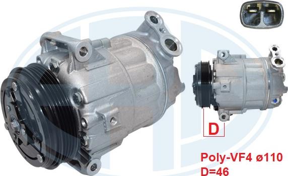 ERA 670181 - Compressore, Climatizzatore www.autoricambi360.it