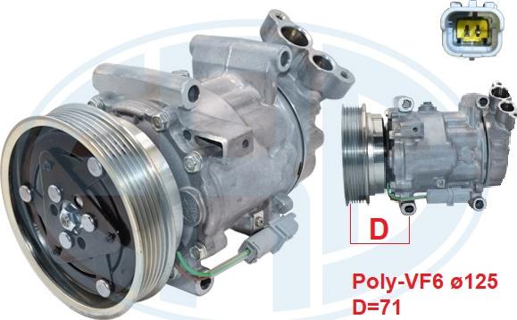 ERA 670188 - Compressore, Climatizzatore www.autoricambi360.it