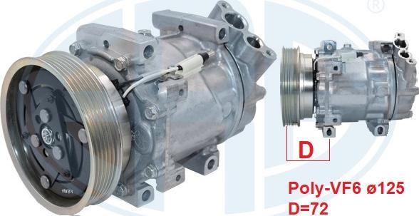 ERA 670187 - Compressore, Climatizzatore www.autoricambi360.it