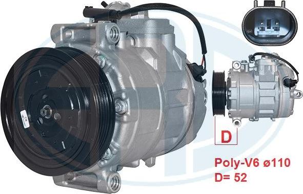 ERA 670139 - Compressore, Climatizzatore www.autoricambi360.it