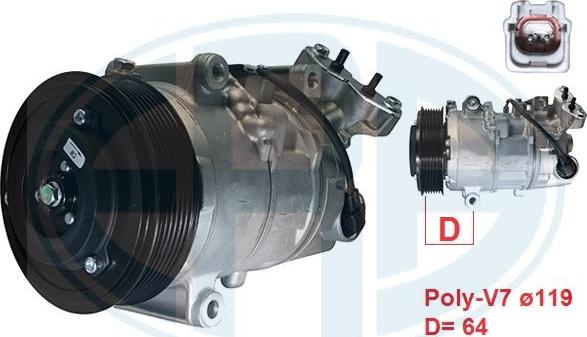 ERA 670135 - Compressore, Climatizzatore www.autoricambi360.it