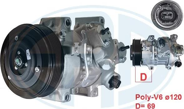 ERA 670136 - Compressore, Climatizzatore www.autoricambi360.it