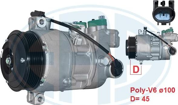 ERA 670125 - Compressore, Climatizzatore www.autoricambi360.it