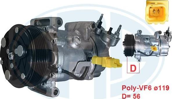 ERA 670126 - Compressore, Climatizzatore www.autoricambi360.it