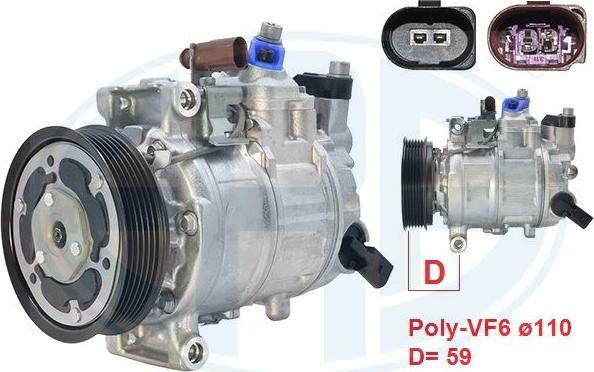 ERA 670121 - Compressore, Climatizzatore www.autoricambi360.it