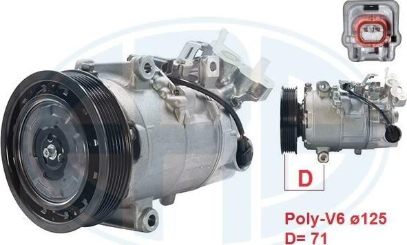 ERA 670123 - Compressore, Climatizzatore www.autoricambi360.it