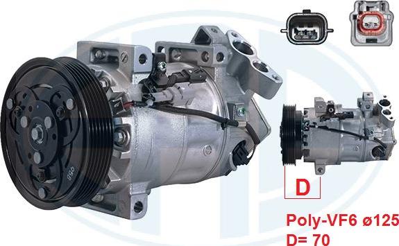 ERA 670179 - Compressore, Climatizzatore www.autoricambi360.it