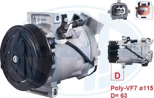 ERA 670174 - Compressore, Climatizzatore www.autoricambi360.it