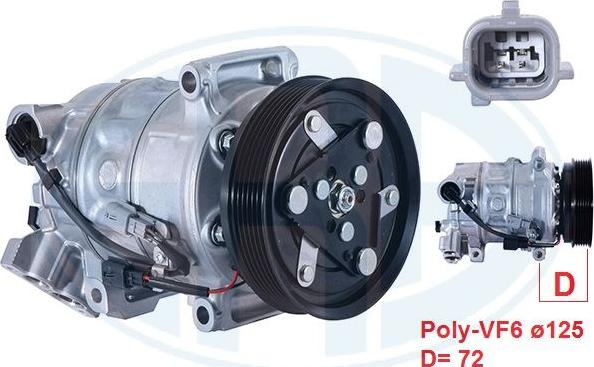 ERA 670171 - Compressore, Climatizzatore www.autoricambi360.it