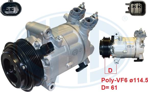 ERA 670201 - Compressore, Climatizzatore www.autoricambi360.it