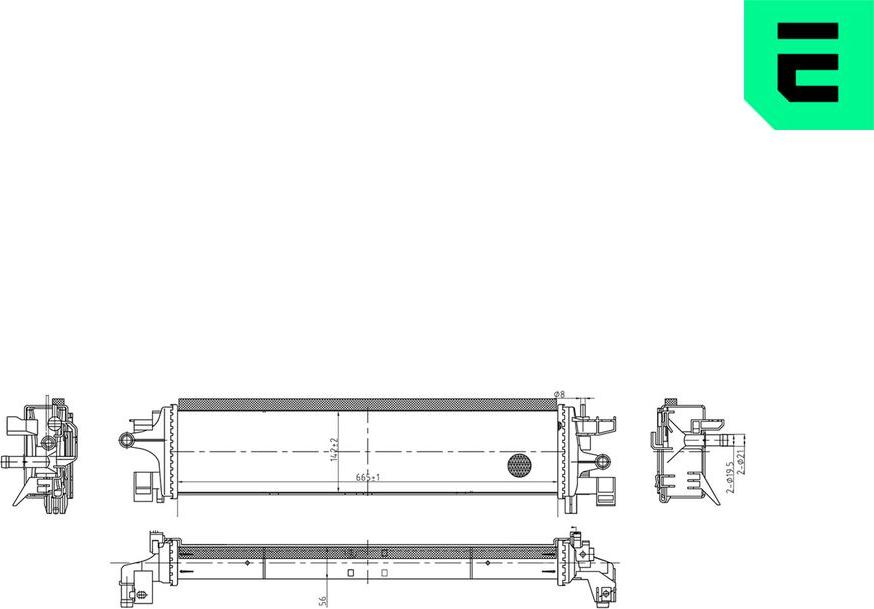 ERA 673416 - Radiatore, Raffreddamento motore www.autoricambi360.it