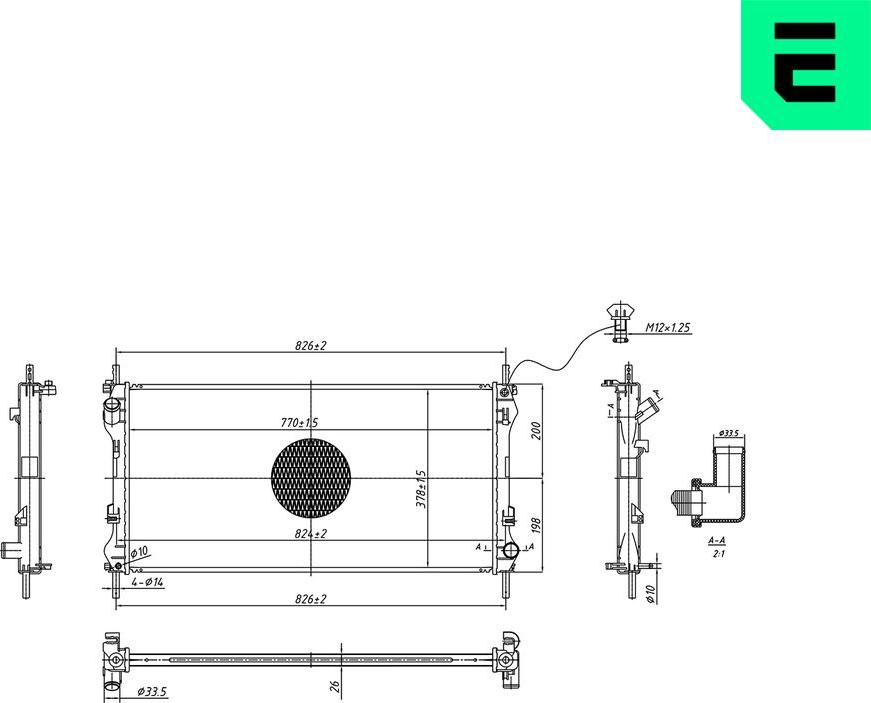 ERA 673686 - Radiatore, Raffreddamento motore www.autoricambi360.it