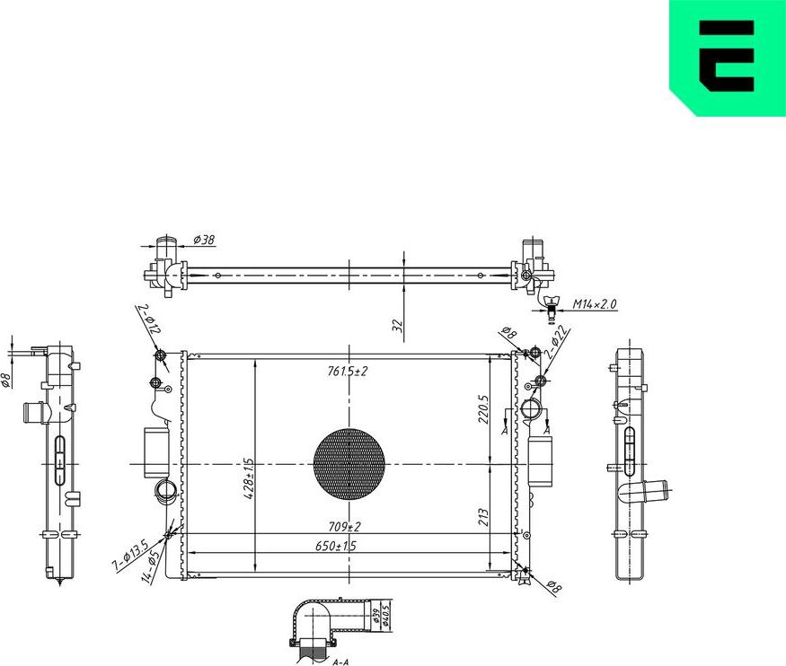ERA 673045 - Radiatore, Raffreddamento motore www.autoricambi360.it