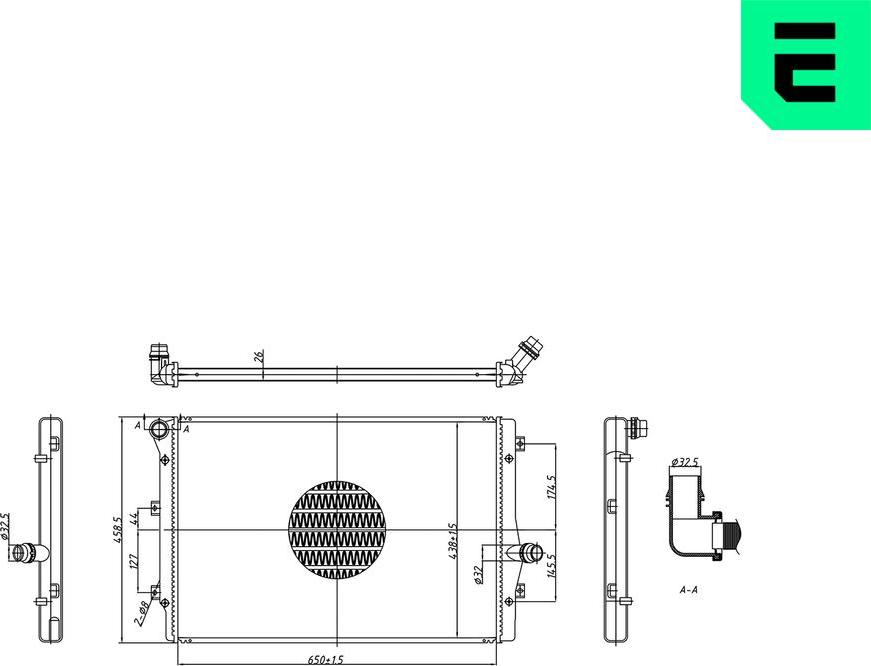 ERA 673004 - Radiatore, Raffreddamento motore www.autoricambi360.it
