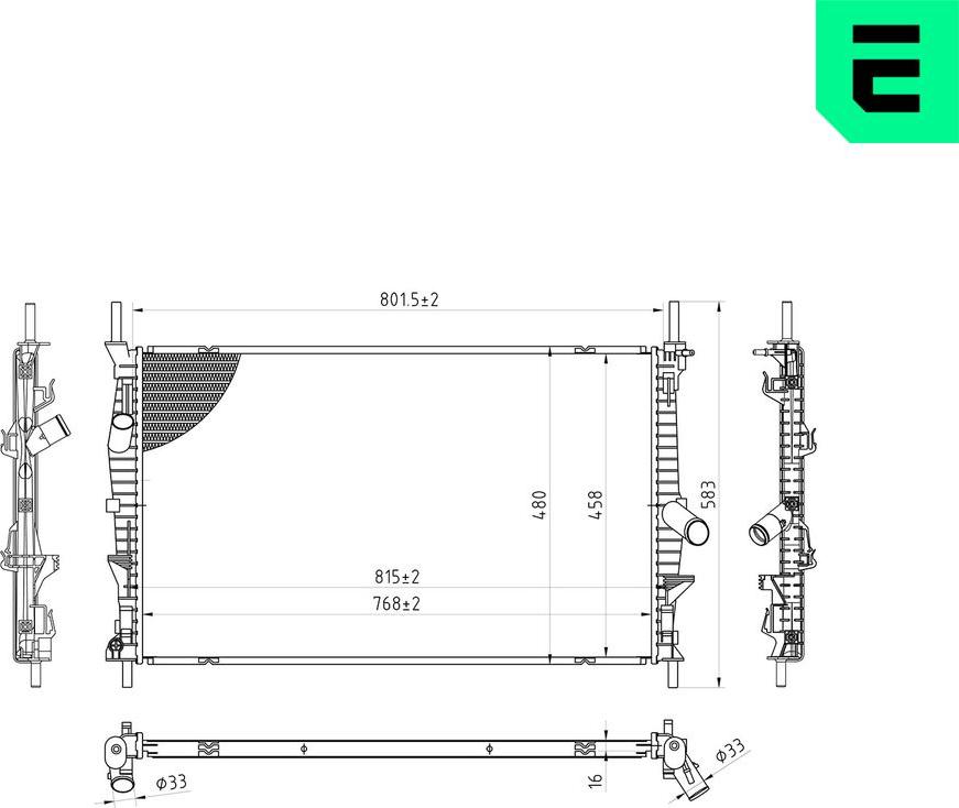 ERA 673010 - Radiatore, Raffreddamento motore www.autoricambi360.it