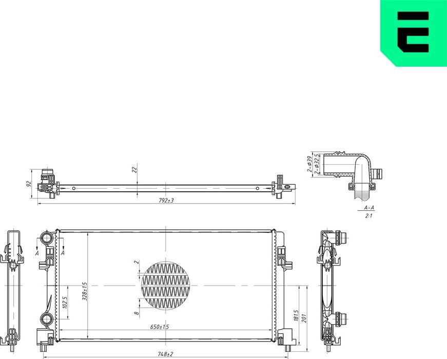 ERA 673036 - Radiatore, Raffreddamento motore www.autoricambi360.it