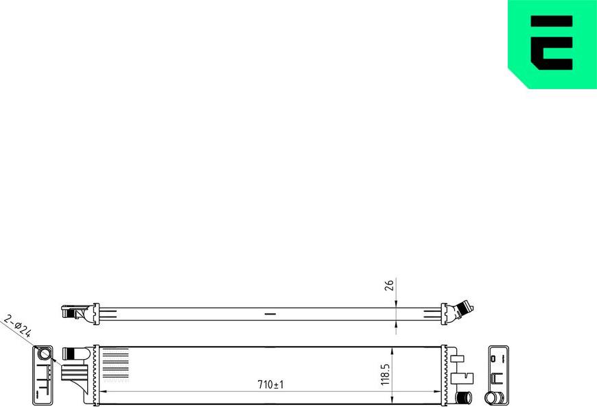 ERA 673134 - Radiatore, Raffreddamento motore www.autoricambi360.it