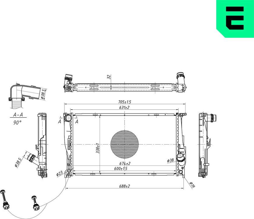 ERA 673130 - Radiatore, Raffreddamento motore www.autoricambi360.it