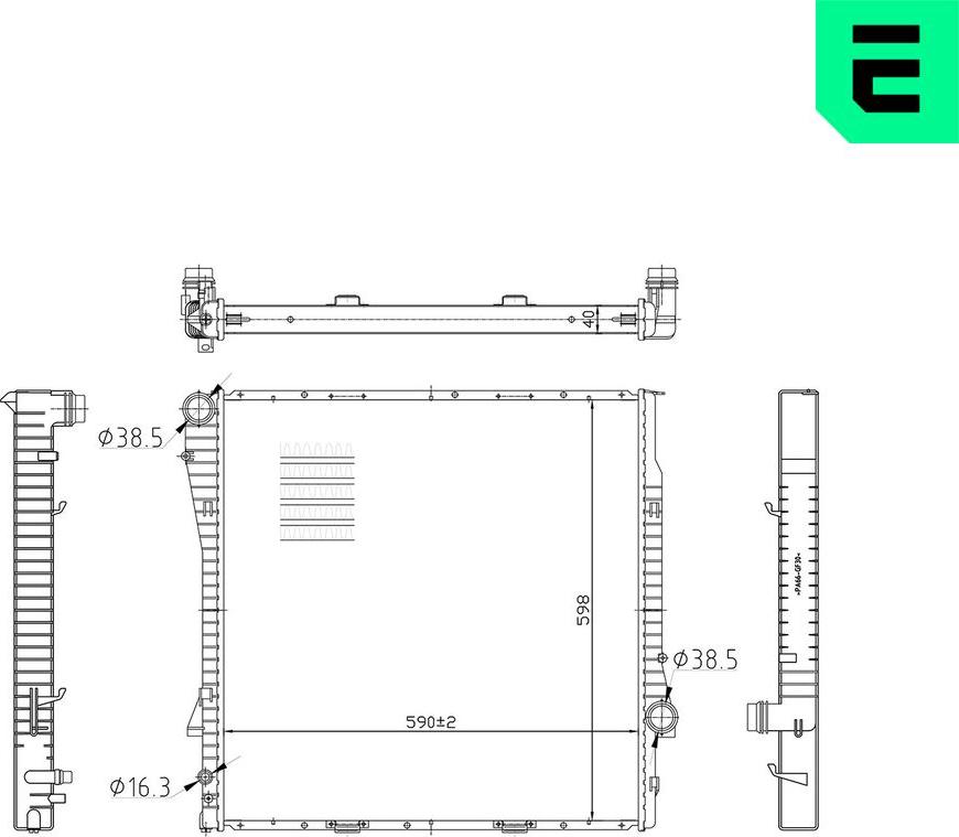ERA 673259 - Radiatore, Raffreddamento motore www.autoricambi360.it