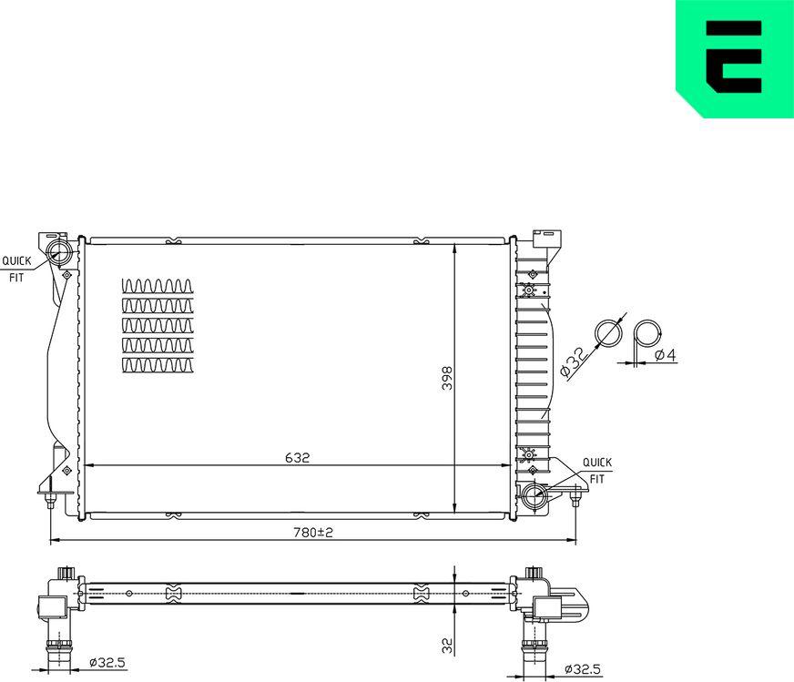ERA 673768 - Radiatore, Raffreddamento motore www.autoricambi360.it