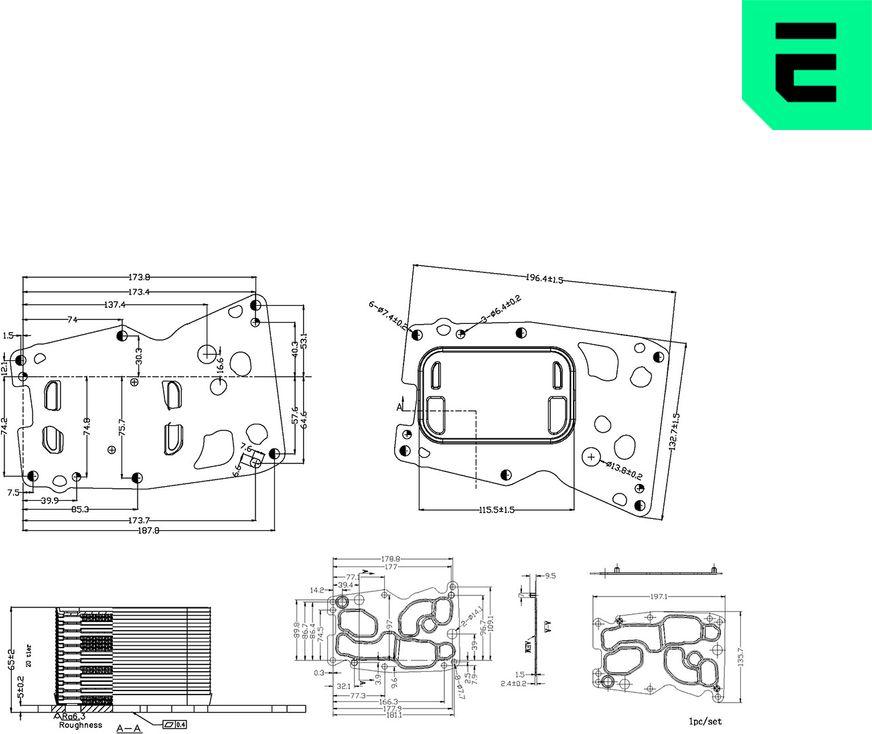 ERA 354162 - Radiatore olio, Olio motore www.autoricambi360.it