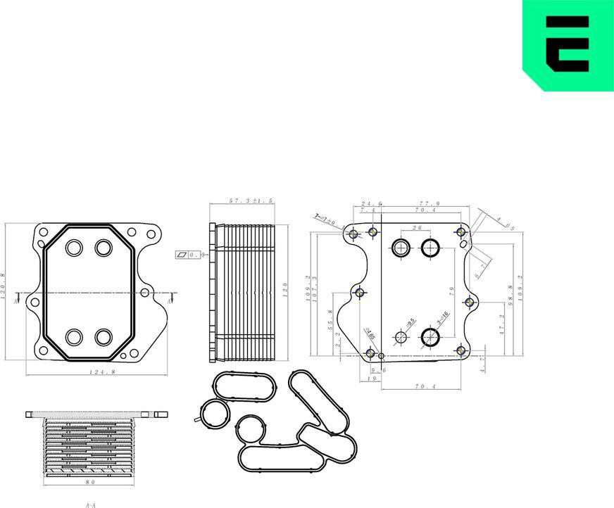 ERA 354173 - Radiatore olio, Olio motore www.autoricambi360.it