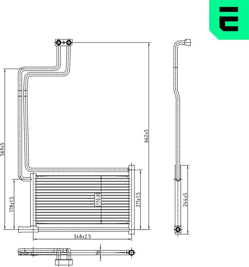 ERA 354232 - Radiatore olio, Olio motore www.autoricambi360.it