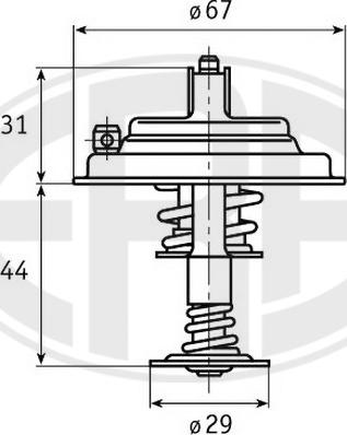 ERA 350348 - Termostato, Refrigerante www.autoricambi360.it