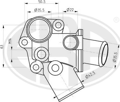 ERA 350360 - Termostato, Refrigerante www.autoricambi360.it