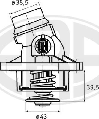 ERA 350328 - Termostato, Refrigerante www.autoricambi360.it