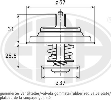 ERA 350327A - Termostato, Refrigerante www.autoricambi360.it