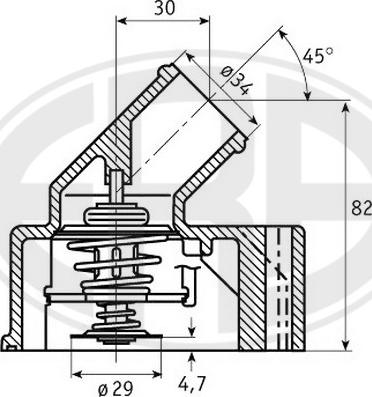 ERA 350249 - Termostato, Refrigerante www.autoricambi360.it