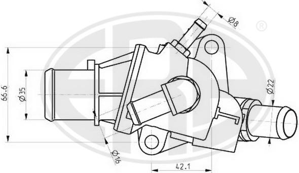 ERA 350244 - Termostato, Refrigerante www.autoricambi360.it