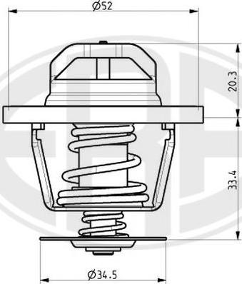 ERA 350214A - Termostato, Refrigerante www.autoricambi360.it