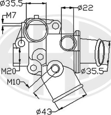 ERA 350284 - Termostato, Refrigerante www.autoricambi360.it
