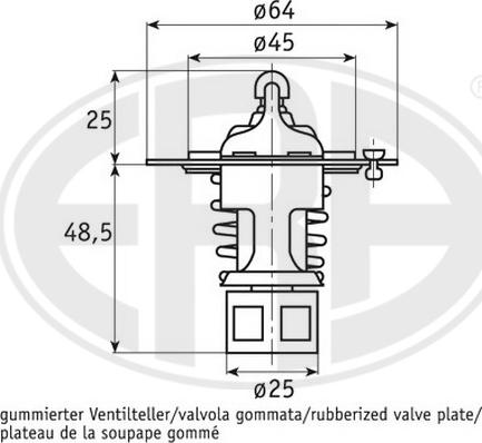 ERA 350232 - Termostato, Refrigerante www.autoricambi360.it