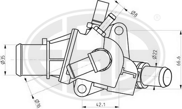 ERA 350228 - Termostato, Refrigerante www.autoricambi360.it