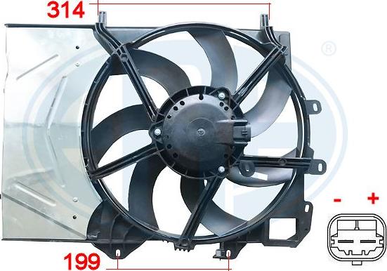 ERA 352043 - Ventola, Raffreddamento motore www.autoricambi360.it
