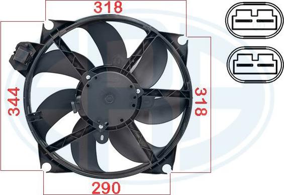 ERA 352084 - Ventola, Raffreddamento motore www.autoricambi360.it