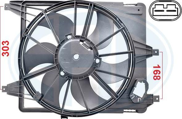 ERA 352086 - Ventola, Raffreddamento motore www.autoricambi360.it
