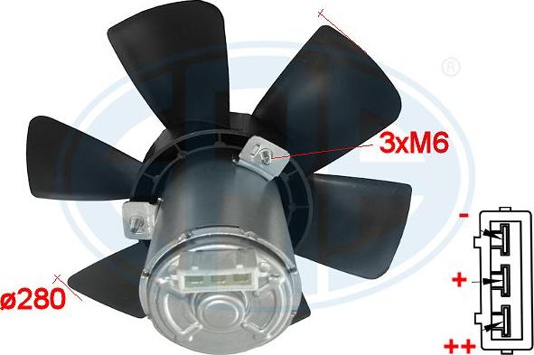 ERA 352021 - Ventola, Raffreddamento motore www.autoricambi360.it