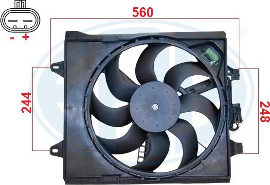 ERA 352147 - Ventola, Raffreddamento motore www.autoricambi360.it