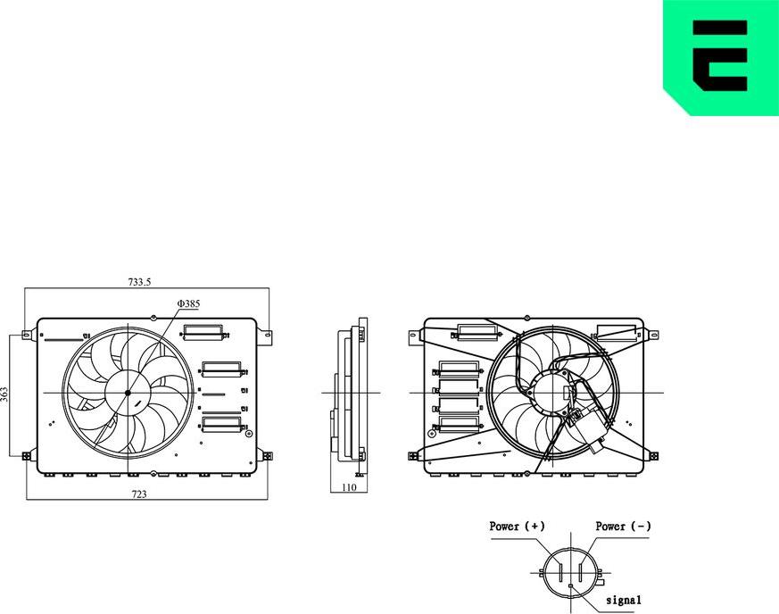 ERA 352155 - Ventola, Raffreddamento motore www.autoricambi360.it